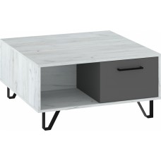 Žurnālgaldiņš BOSS-06 2D, Craft Balts/Grafīts